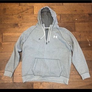 Like new.  Men’s xl under armour hoodie